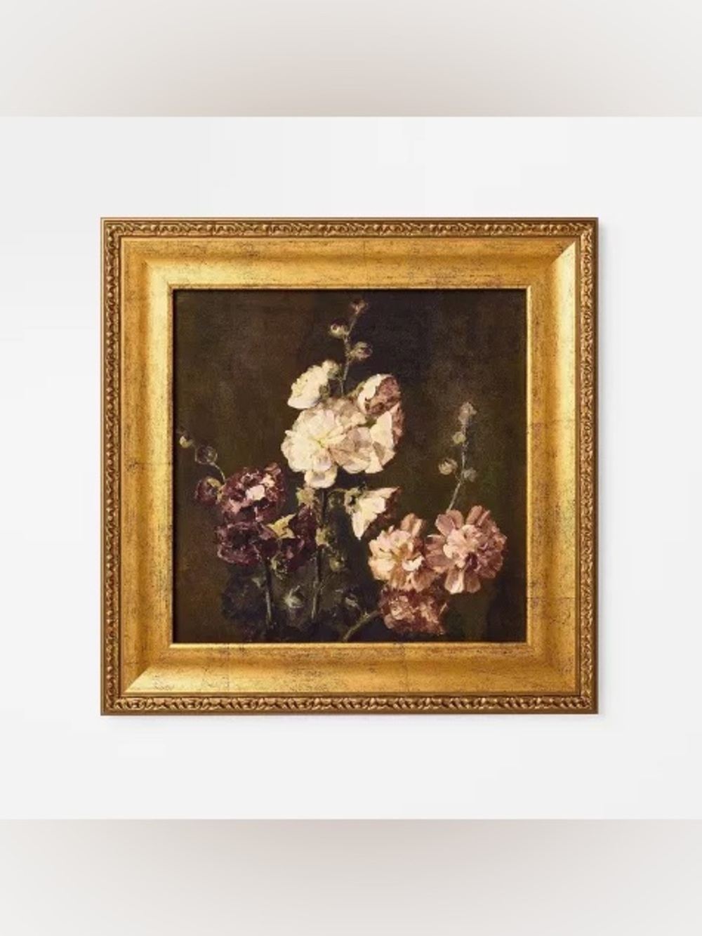 Floral Framed Wall Art Gold - Threshold™ designed with Studio McGee